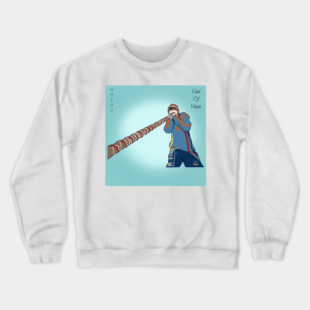 Hoshi in God Of Music MV by Seventeen Kpop Crewneck Sweatshirt by ArtRaft Pro